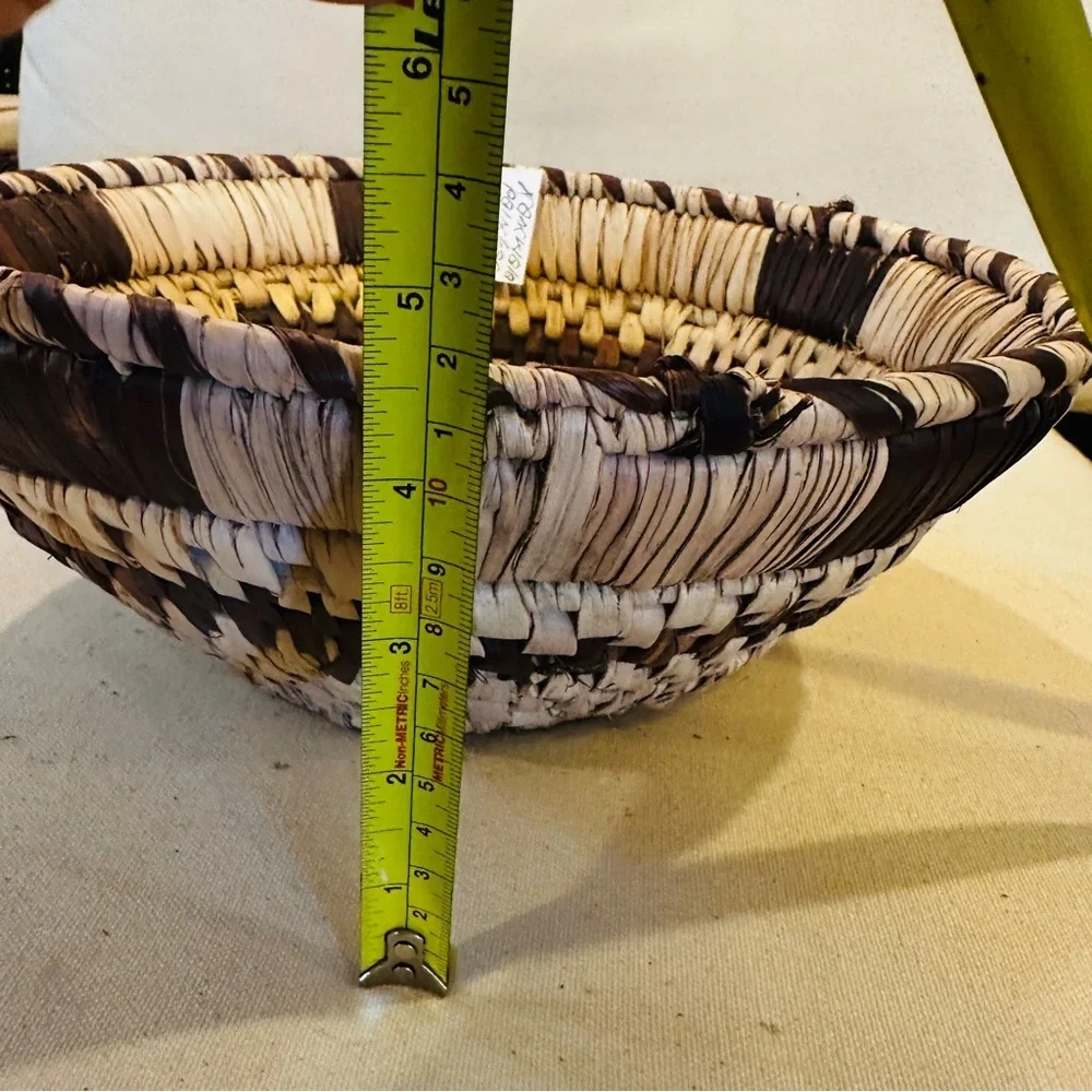 NEW Namwala Palm Leaf Basket. Artisan Zambian Basket. Bought in Zambia 2025